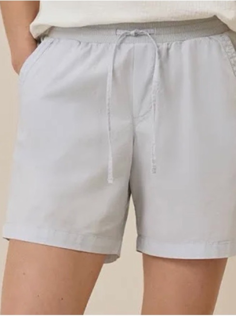 Pact Monterey Poplin Washed  Blue Shorts
